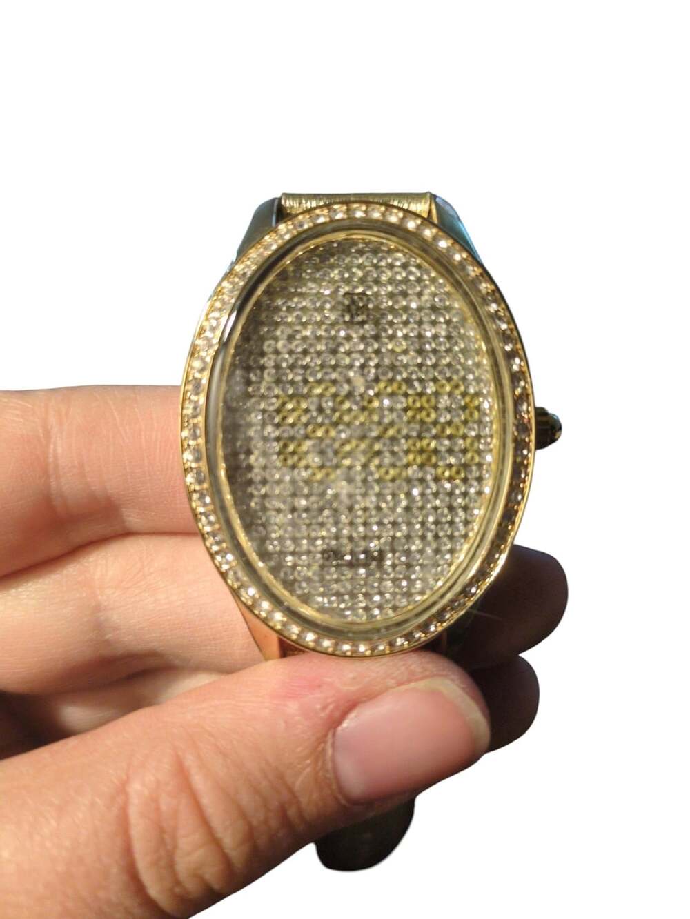 Victoria Wieck Beverly Hills Crystal Embellished Digital Watch